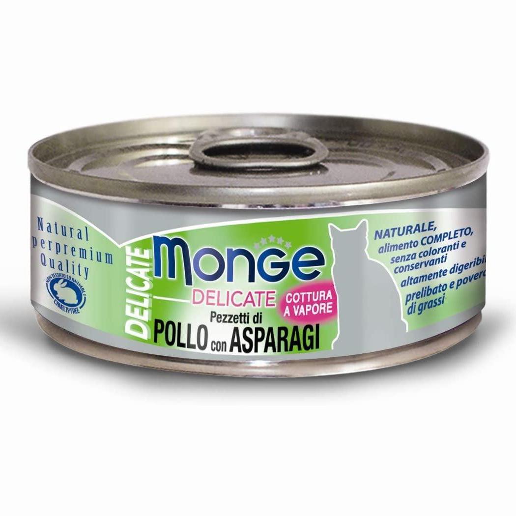 Monge Natural Pollo con Asparagi 80gr Monge Natural Pollo con Asparagi 80gr